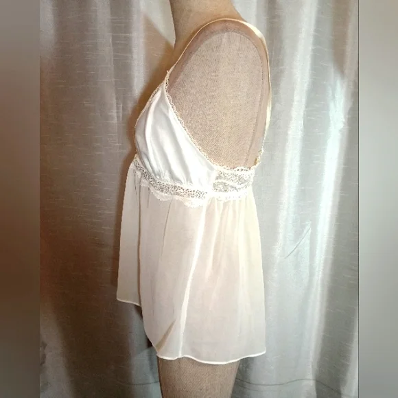 Royal Party Dress, TAG, Mini Ivory Lace Empire Waist, beige Skirt+Camisole, 6 - Picture 14 of 14